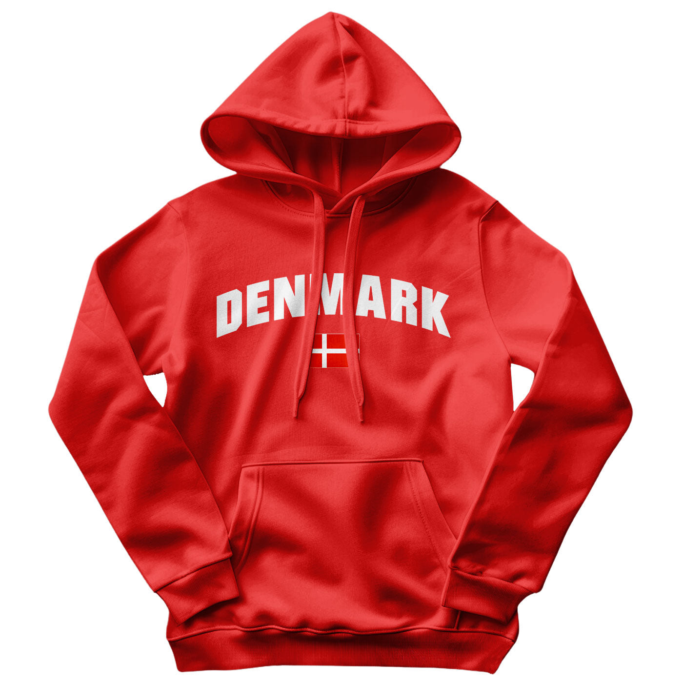 Denmark Flag Hoodie