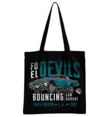 Fuel Devils Bouncing Garage Tote Bag