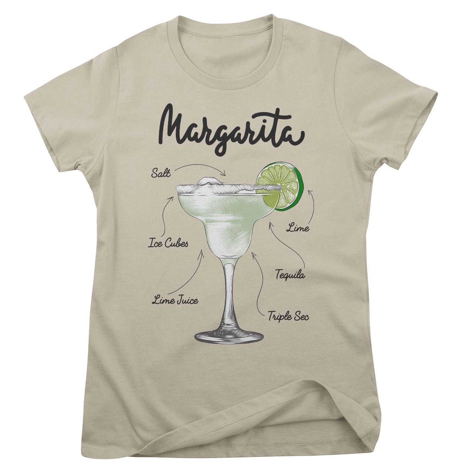 Margarita - Ingredients Girly Tee