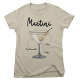 Martini - Ingredients Girly Tee