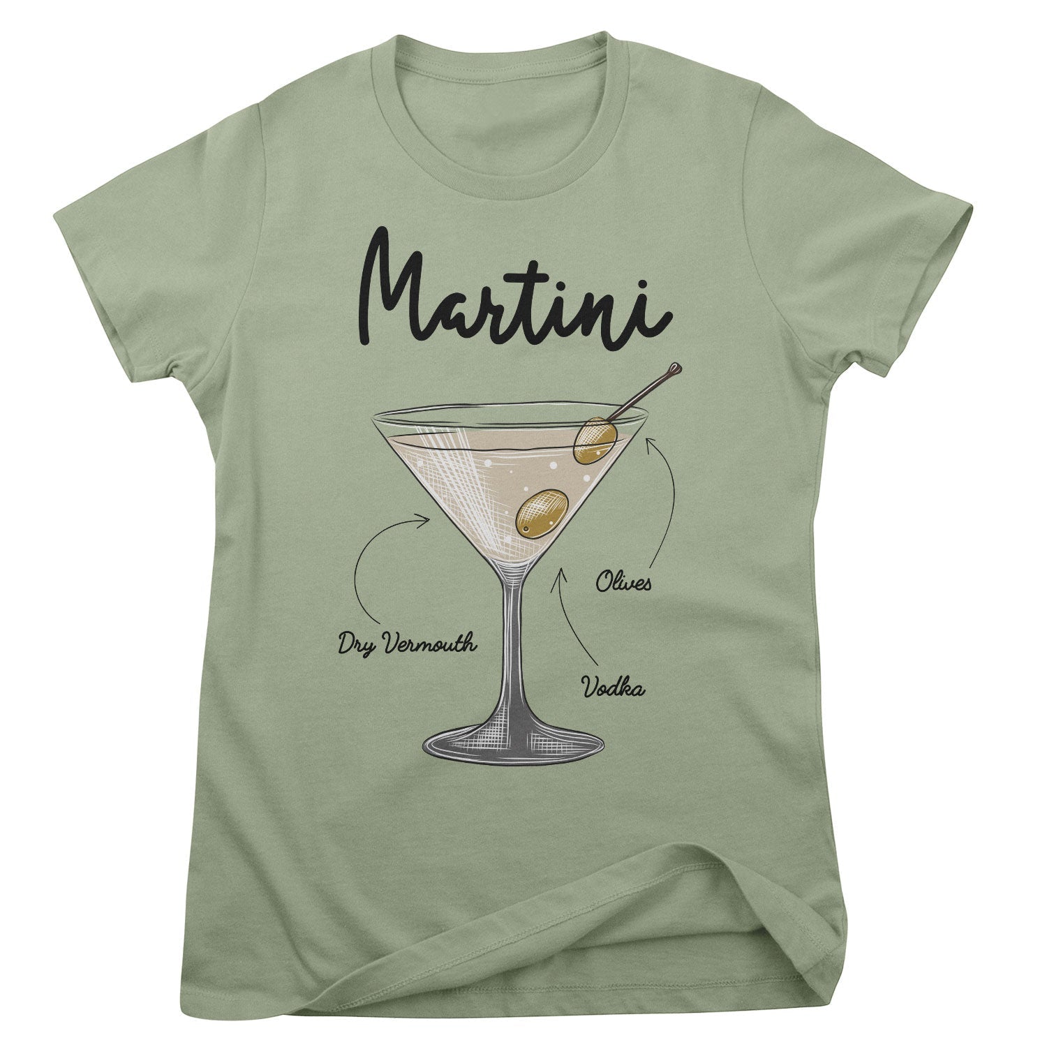 Martini - Ingredients Girly Tee