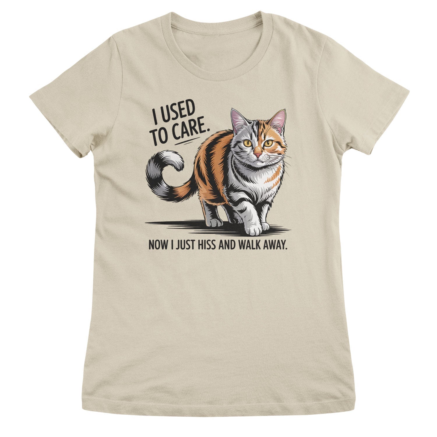 I Used To Care Girly Top