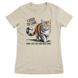 I Used To Care Girly Top