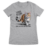 I Used To Care Girly Top
