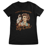 Easily Distracted By Cats Girly Top