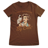 Easily Distracted By Cats Girly Top