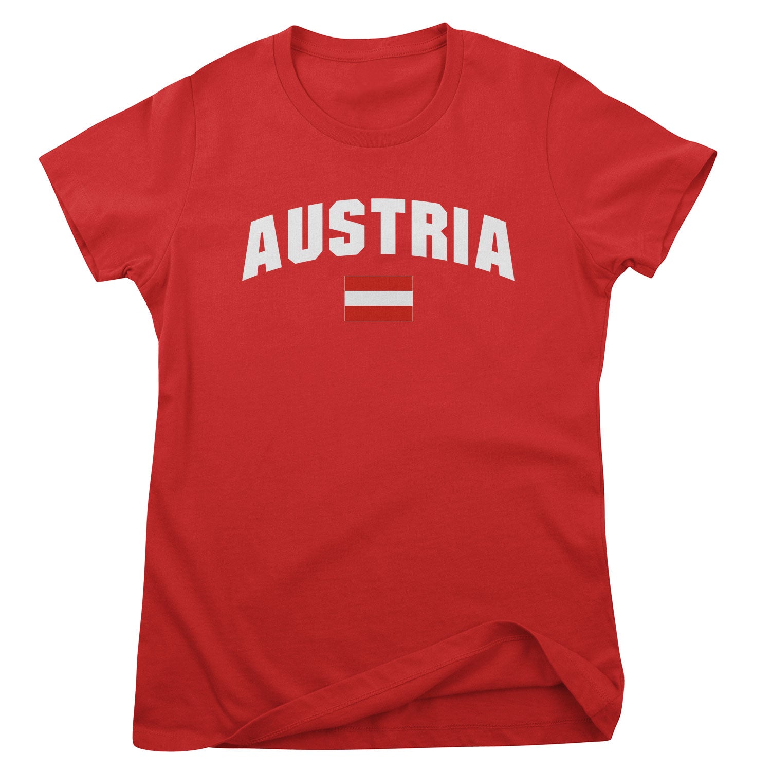 Austria Flag Girly Tee