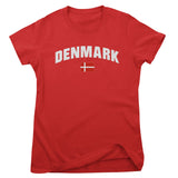 Denmark Flag Girly Tee