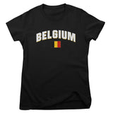 Belgium Flag Girly Tee