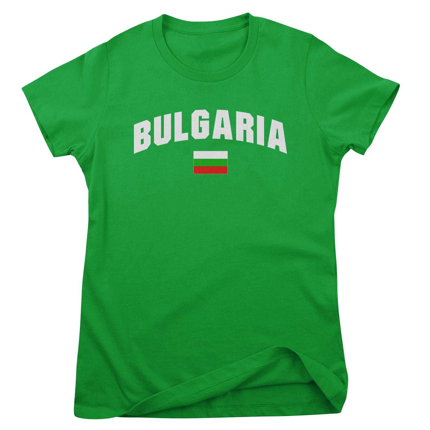 Bulgaria Flag Girly Tee
