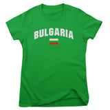 Bulgaria Flag Girly Tee