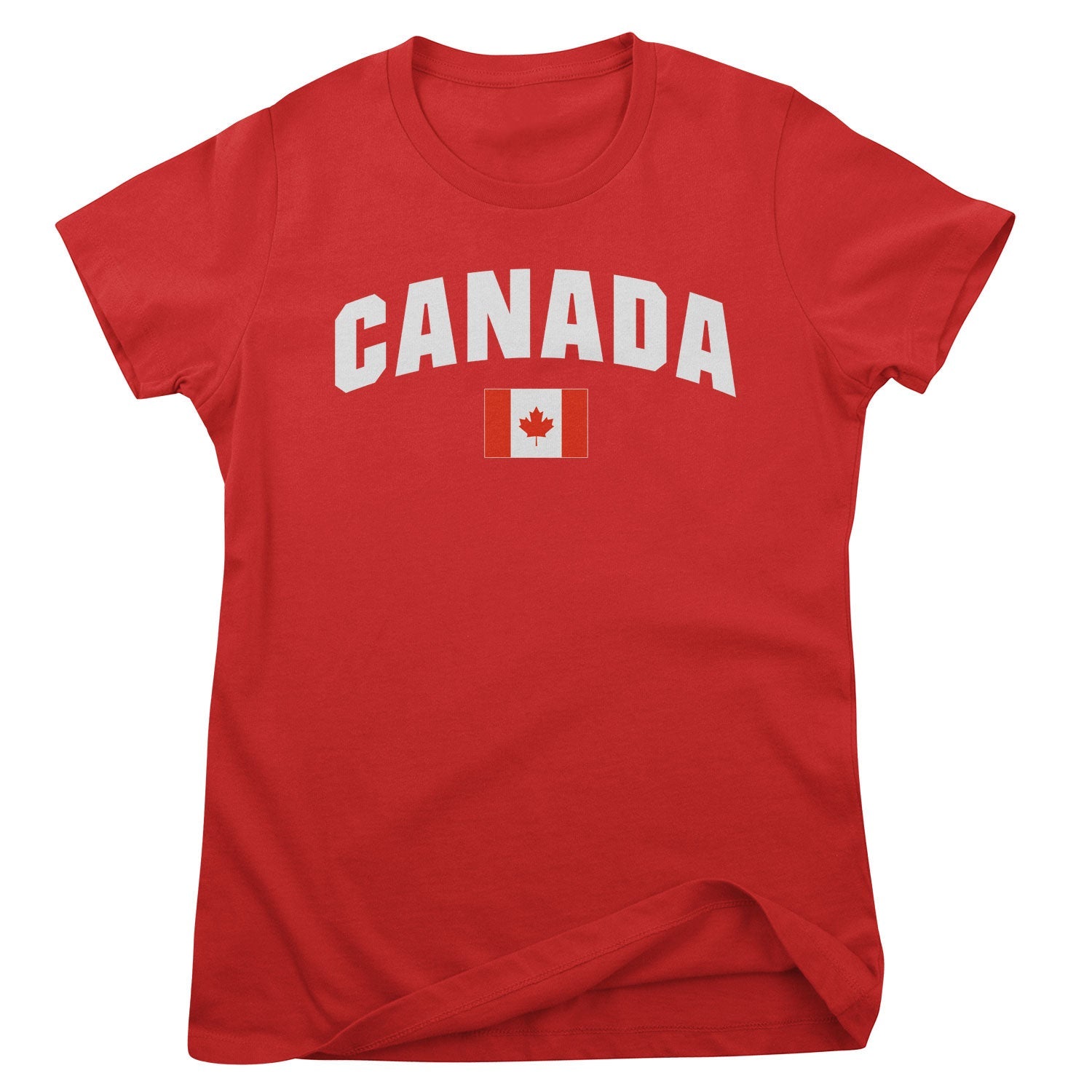 Canada Flag Girly Tee