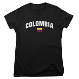 Colombia Flag Girly Tee