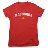 Macedonia Flag Girly Tee