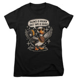 Silence Is Golden - Duct Tape Is Silver Girly Top