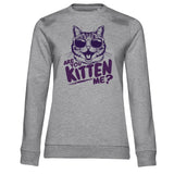 Are You Kitten Me? Girly Sweatshirt