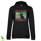 Best Cat Mom Ever Girly Hoodie