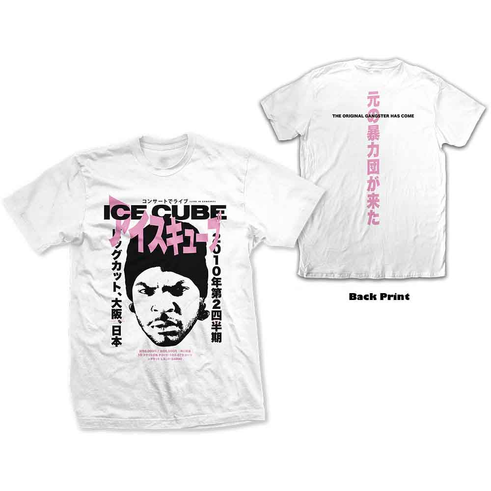 Ice Cube: Beanie Kanji T-Shirt (Back Print)