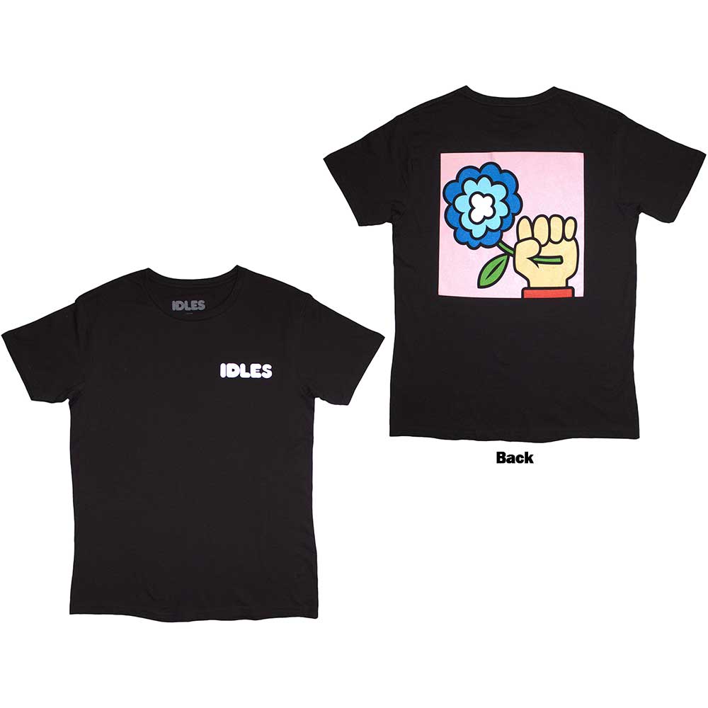 Idles: Cartoon Flower T-Shirt (Back Print)