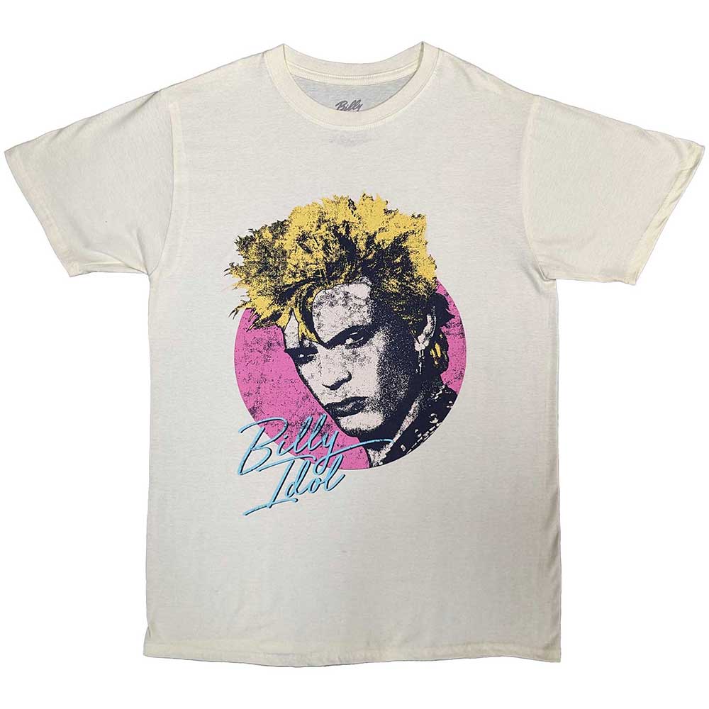 Billy Idol: Circle Illustration T-Shirt