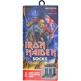 Iron Maiden: Logos (Multicolour) (UK Size 6.5 - 11) Strømper – officielt merchandise