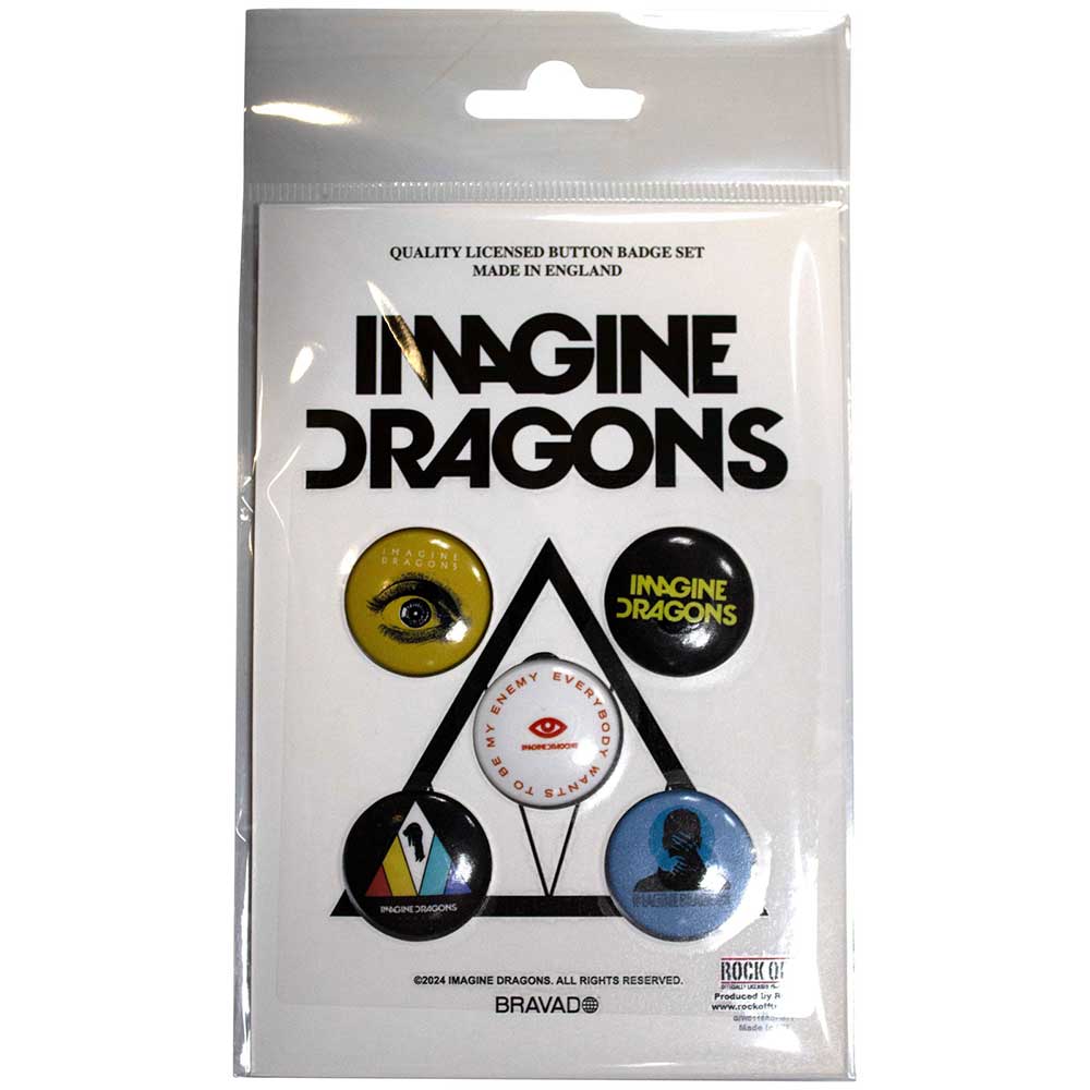 Imagine Dragons: Enemy Button Badge Pack