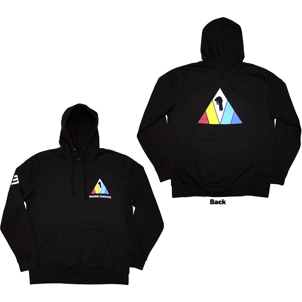 Imagine Dragons: Triangle Pullover Hoodie (Back Print)