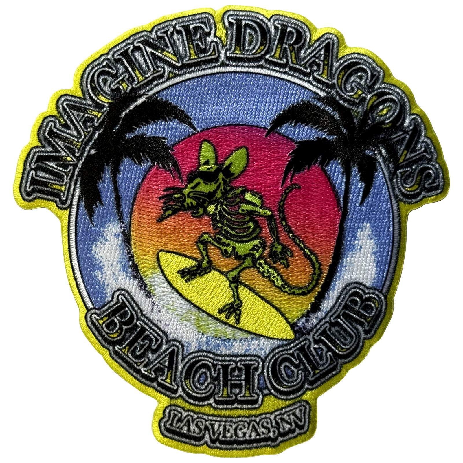Imagine Dragons: Beach Club Patch – officielt merchandise