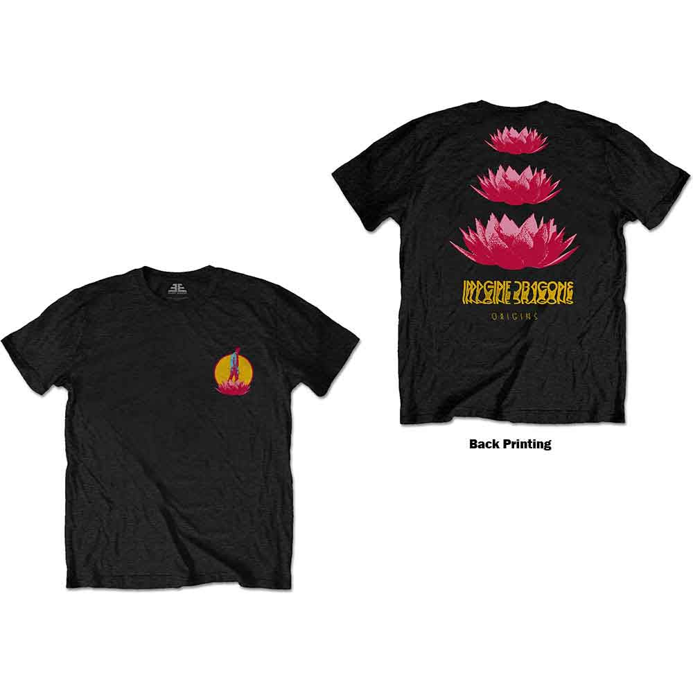 Imagine Dragons: Origins Lotus T-shirt – officielt merchandise