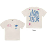 Imagine Dragons: Lyrics (Natural) T-shirt – officielt merchandise