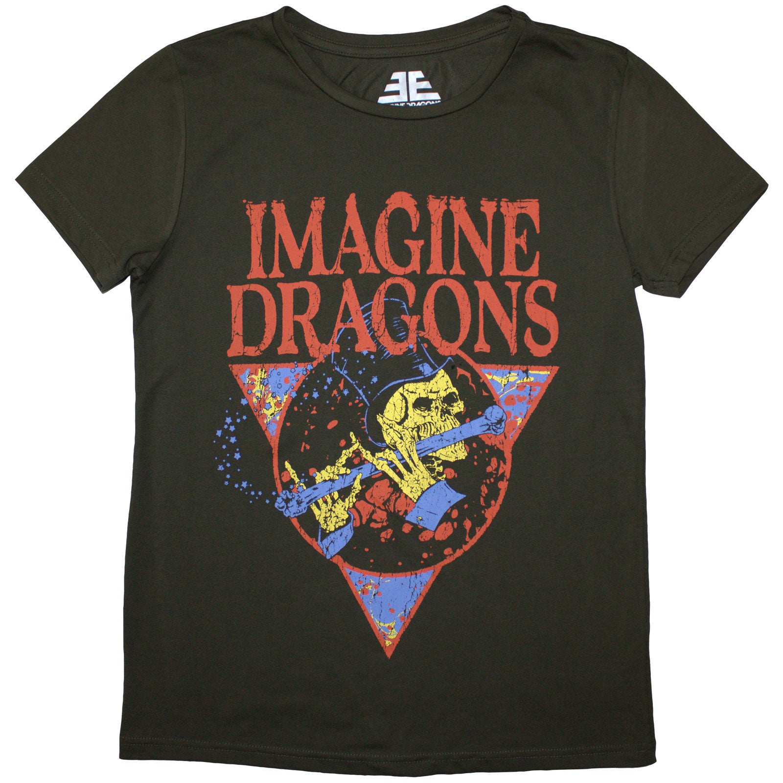 Imagine Dragons: Skeleton Flute T-Shirt (Kvinder)