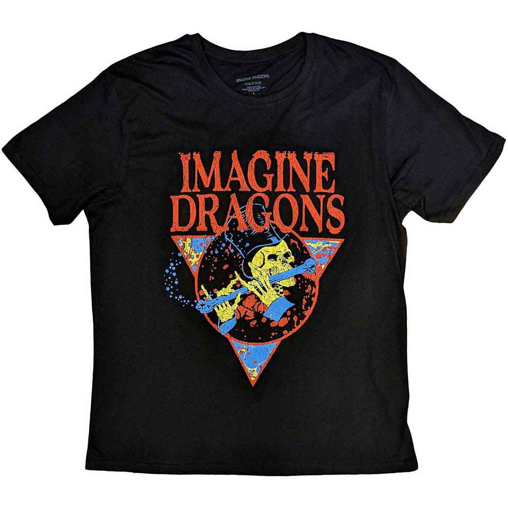Imagine Dragons: Skeleton Flute T-shirt – officielt merchandise