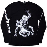 Iron Maiden: No Prayer Claw Isolated Long Sleeve T-Shirt (Sleeve Print)