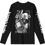 Iron Maiden: No Prayer Grave Isolated Long Sleeve T-Shirt (Sleeve Print)