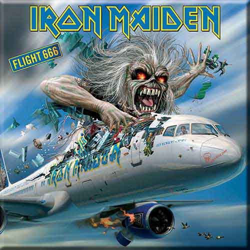 Iron Maiden: Flight 666 Magnet – officielt merchandise