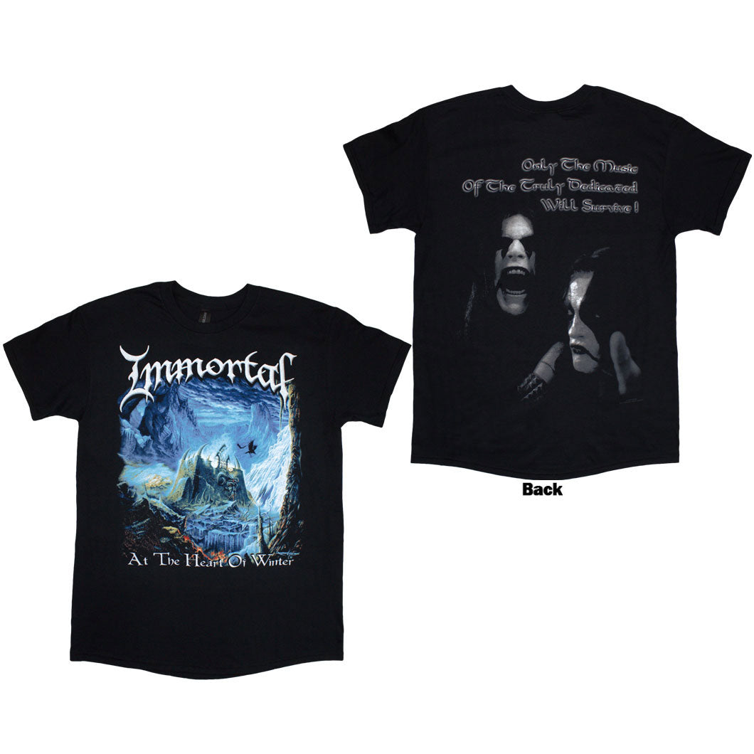 Immortal: At The Heart Of Winter T-Shirt (Back Print)