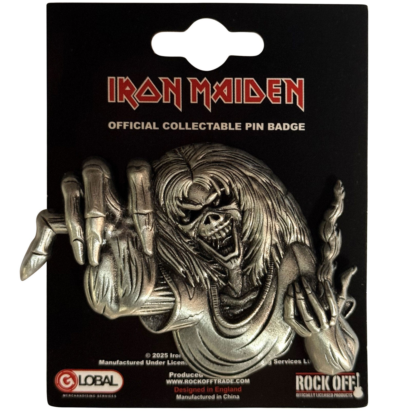 Iron Maiden: Number Of The Beast Eddie Pin Badge