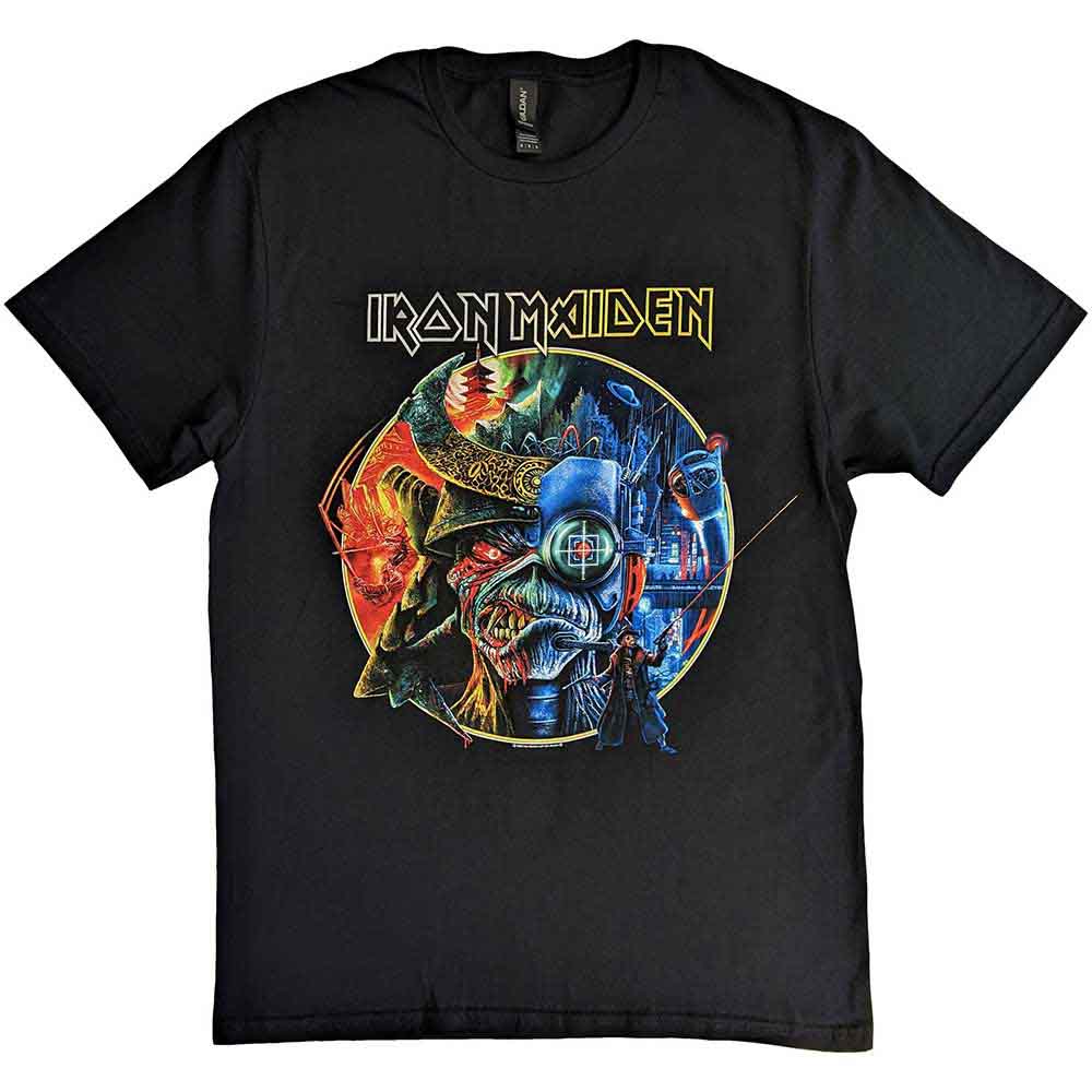 Iron Maiden: The Future Past Tour '23 Circle Art T-shirt – officielt merchandise