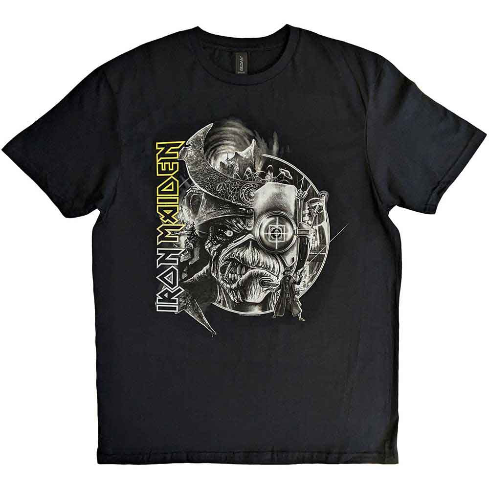 Iron Maiden: The Future Past Tour '23 Greyscale T-shirt – officielt merchandise