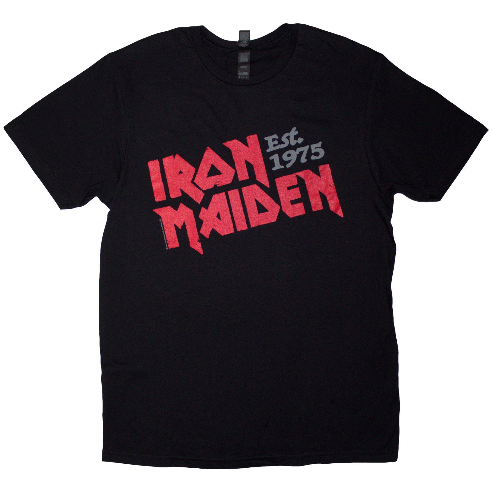 Iron Maiden: Est. 1975 Slanted Logo T-Shirt