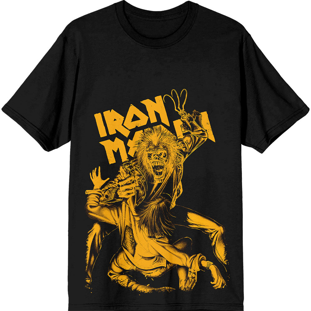 Iron Maiden: No Prayer Claw Jumbo Yellow T-Shirt
