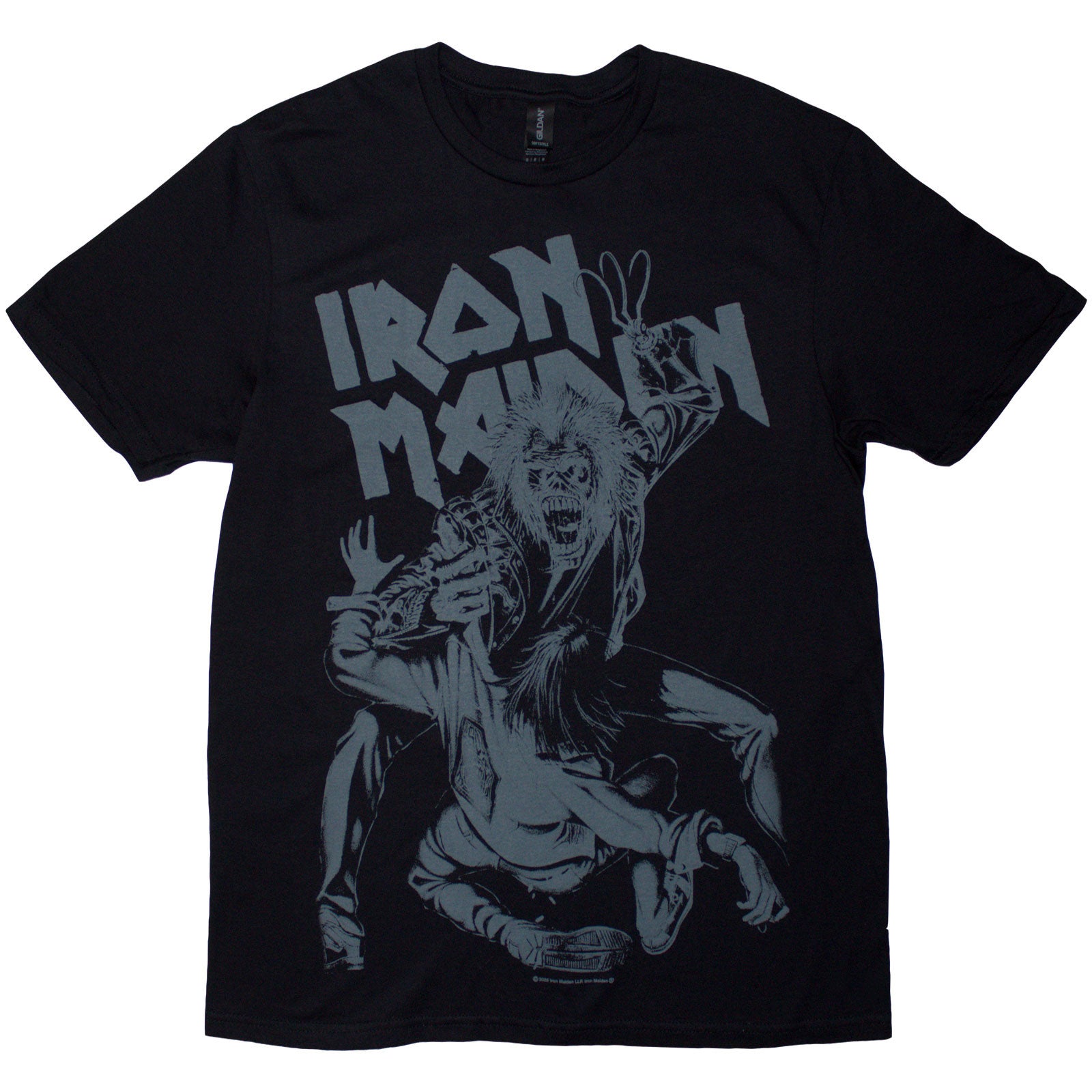 Iron Maiden: No Prayer Claw Jumbo Grey T-Shirt