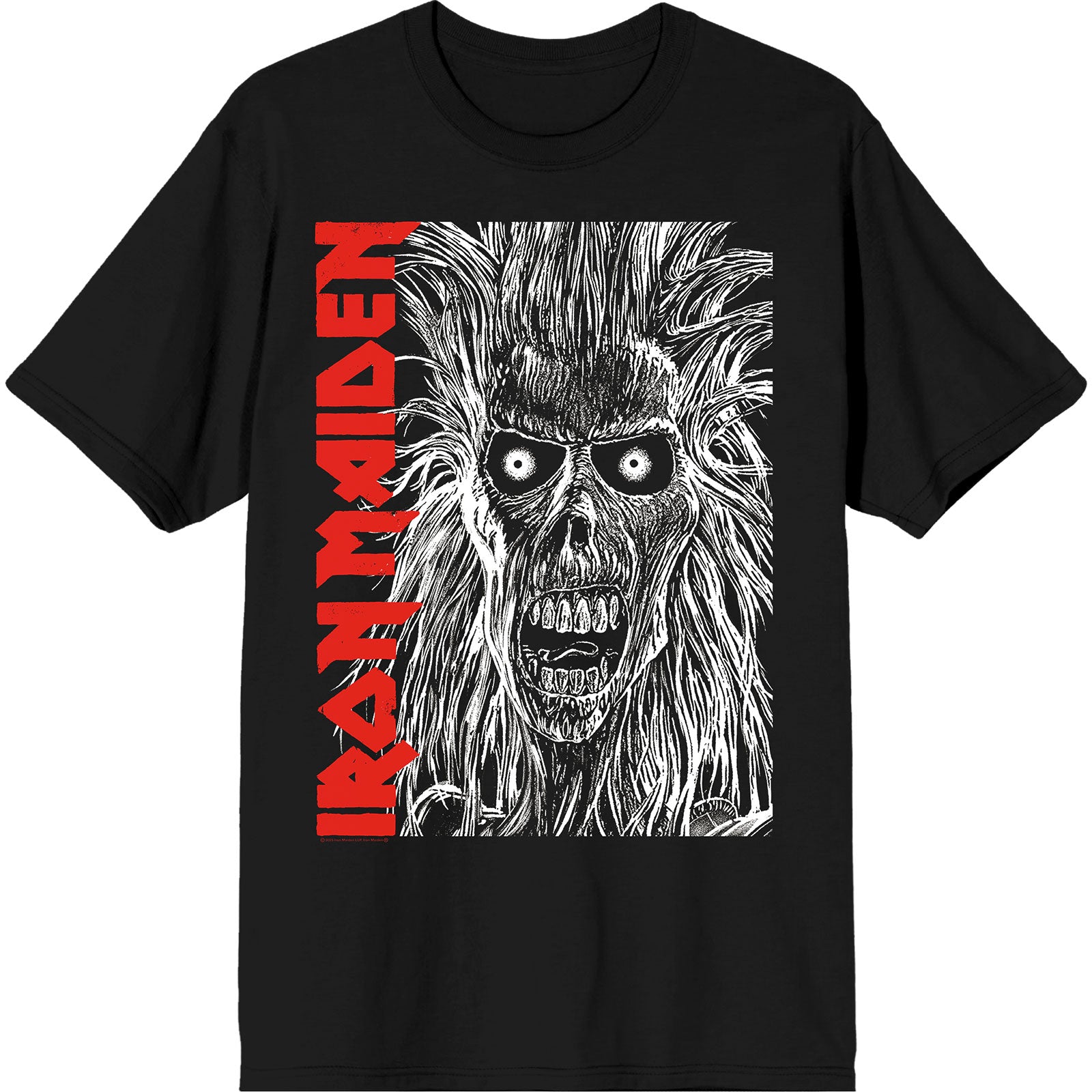 Iron Maiden: Eponymous Face Red Logo T-Shirt