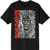 Iron Maiden: Eponymous Face Red Logo T-Shirt