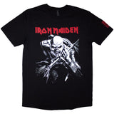 Iron Maiden: 50 Trooper Charge White T-Shirt (Sleeve Print)