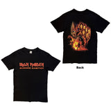 Iron Maiden: Burning Ambition Text Logo T-shirt – officielt merchandise