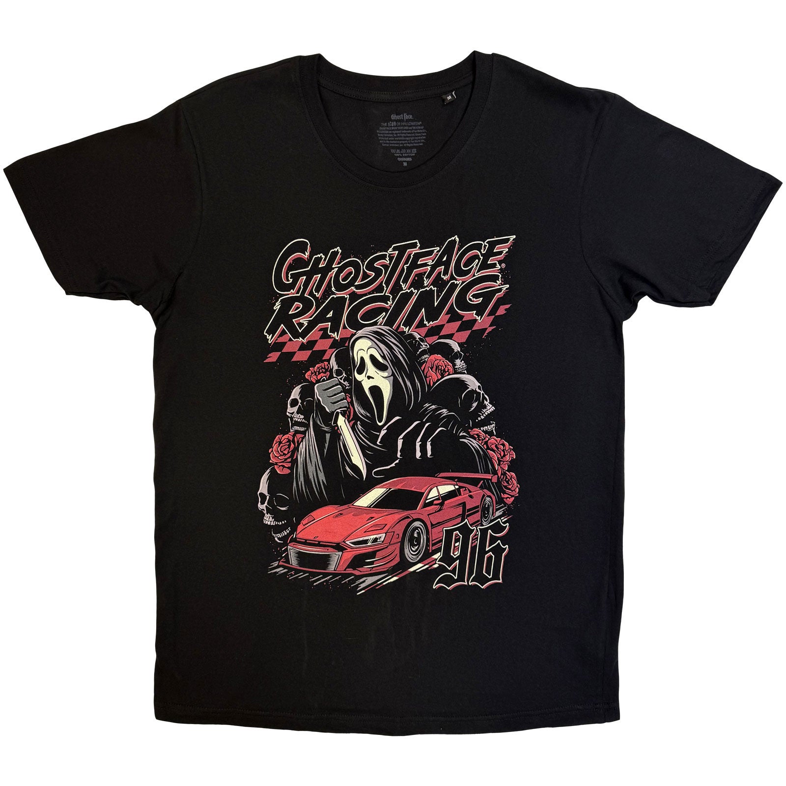 Ghostface: Racing 96 T-shirt – officielt merchandise