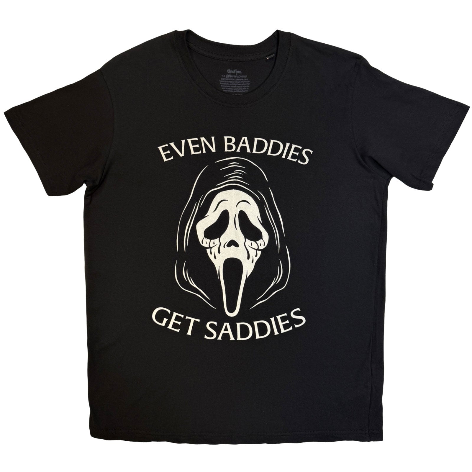 Ghostface: Even Baddies Get Saddies T-shirt – officielt merchandise