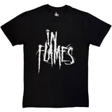 In Flames: Logo Mono T-shirt – officielt merchandise