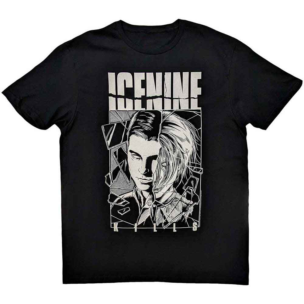 Ice Nine Kills: Shower Scene Split Face T-shirt – officielt merchandise